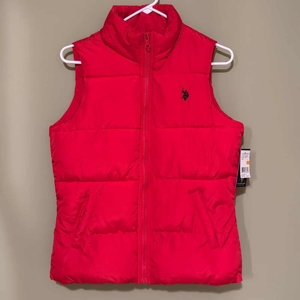 NWT Red Puffer Vest - US Polo Association